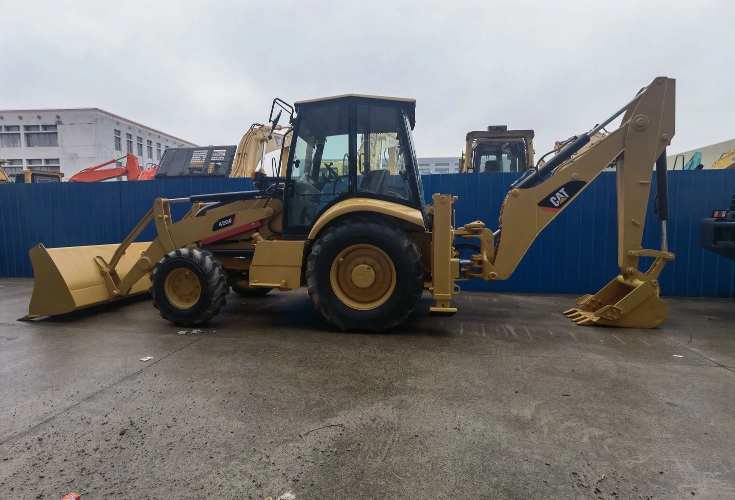 Secondhand Cat F Backhoe Loader Used Multifunctional Backhoe Loader