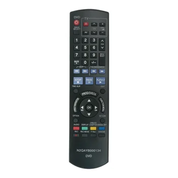 N2QAYB000134 Remote Control Use For Panasonic Blu-ray VCR DVD Player Home Theater DMR-EH68 DMR-EH58 N2QAYB000329