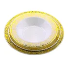 Deluxe Plate Plate Round Plate Deluxe Round Disposable Plastic Plate