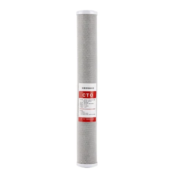 20 Inch Jumbo Reverse Osmosis Water Filter Cartridge Activated Carbon CTO for Household Pre-Filtration Electric Powered Hotels