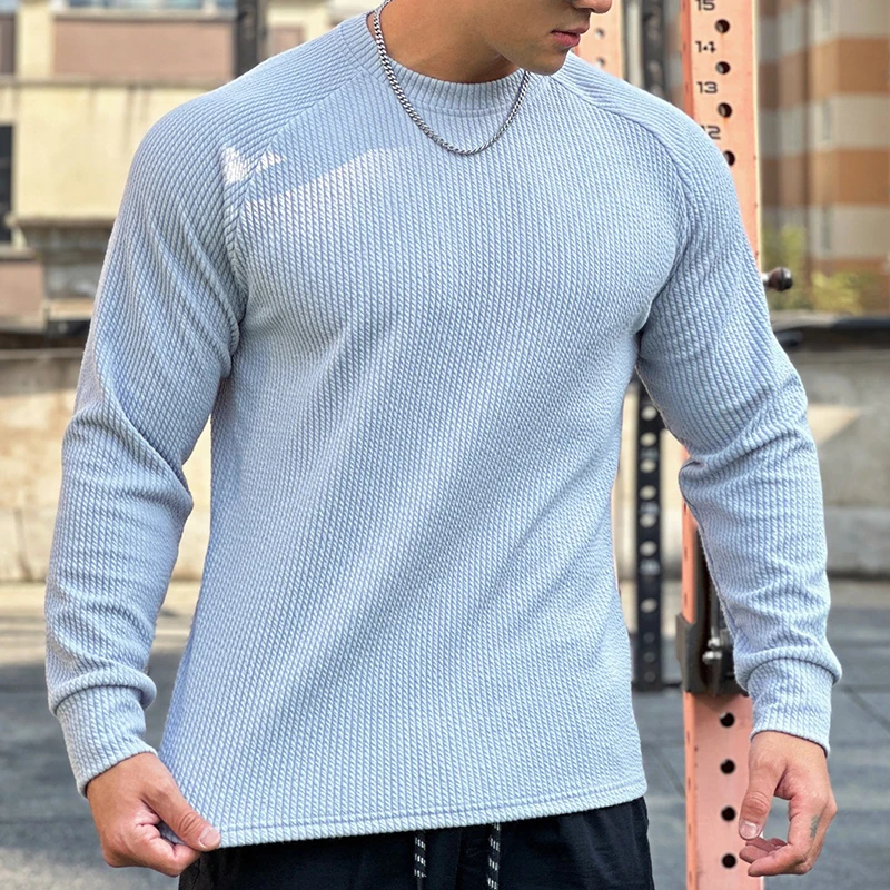 Wholesale Best Seller Customisable Sport T-shirt Men Clothes Men Shirt Casual Long Sleeve With Adequate Stock