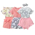 Toddler Newborn Baby Girl Clothes 6 To 12 Months 2021 Toddler Clothing Set Summer Baby Girl Sets