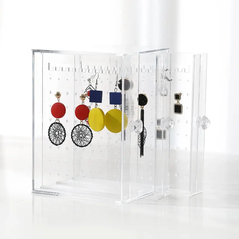 Transparent Foldable Variety Jewelry Desktop Storage Stable Daily Use Display Stand Acrylic Rack