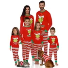 Family Wholesale Christmas Family Matching Pajamas Kids Women Sleepwear Christmas Family Pyjamas