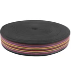 OEM Thin Jacquard Trimmings Spun Polyester Embroidery Webbing Strap Ribbon