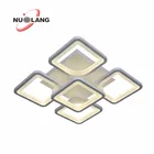 Light Smd Design Led Lights Square 2.4G Dimmable Remote Control Popular Design Acrylic LED Light Chandelier