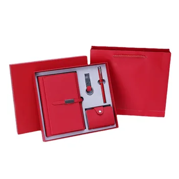 Wholesale Promotional Luxury Gift Notebook Business Gift Box Set with Pen and Card Holder