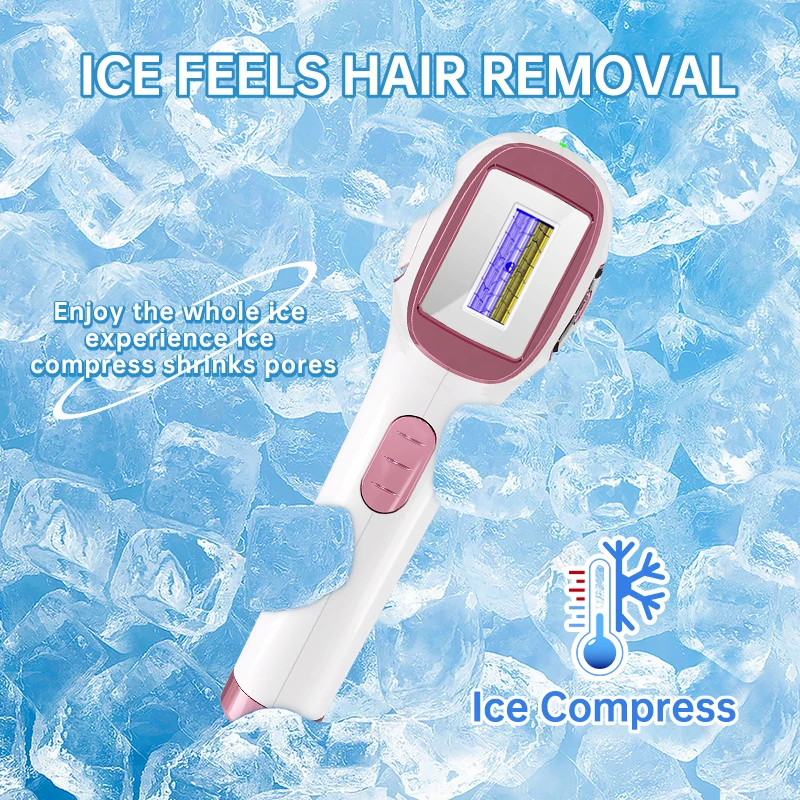 trend body hair removal ice laser home portable hair removal instrument adopts imported quartz lamp