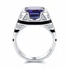 Gemstone Top Sale Guaranteed Quality Trendy Blue Sapphire Fine Gemstone Ring For Women