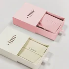 Hot FORTE Customized Hot Sale Paper White Drawer Packaging Boxes Ring Box Jewelry With Logo