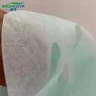 Green Sheet Mask Manufacturer Green Tea Fiber Non-woven Facial Mask Sheet