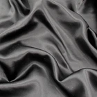 Silk 16mm19mm22mm White Dyeable Silk Satin Heavy Black Silver Satin Silk Fabric 100% Pure Dyeable Silk Fabric