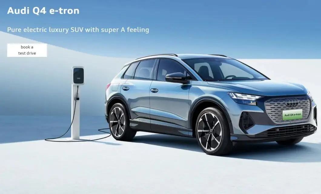 Audi Q E Tron Pure Electric Vehicle Door Seat Compact Suv Car