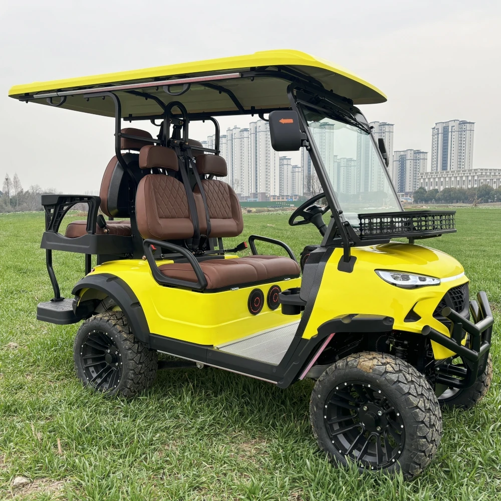 Convenient Seats Electric Chinese Street Legal Lithium Golf Carts For