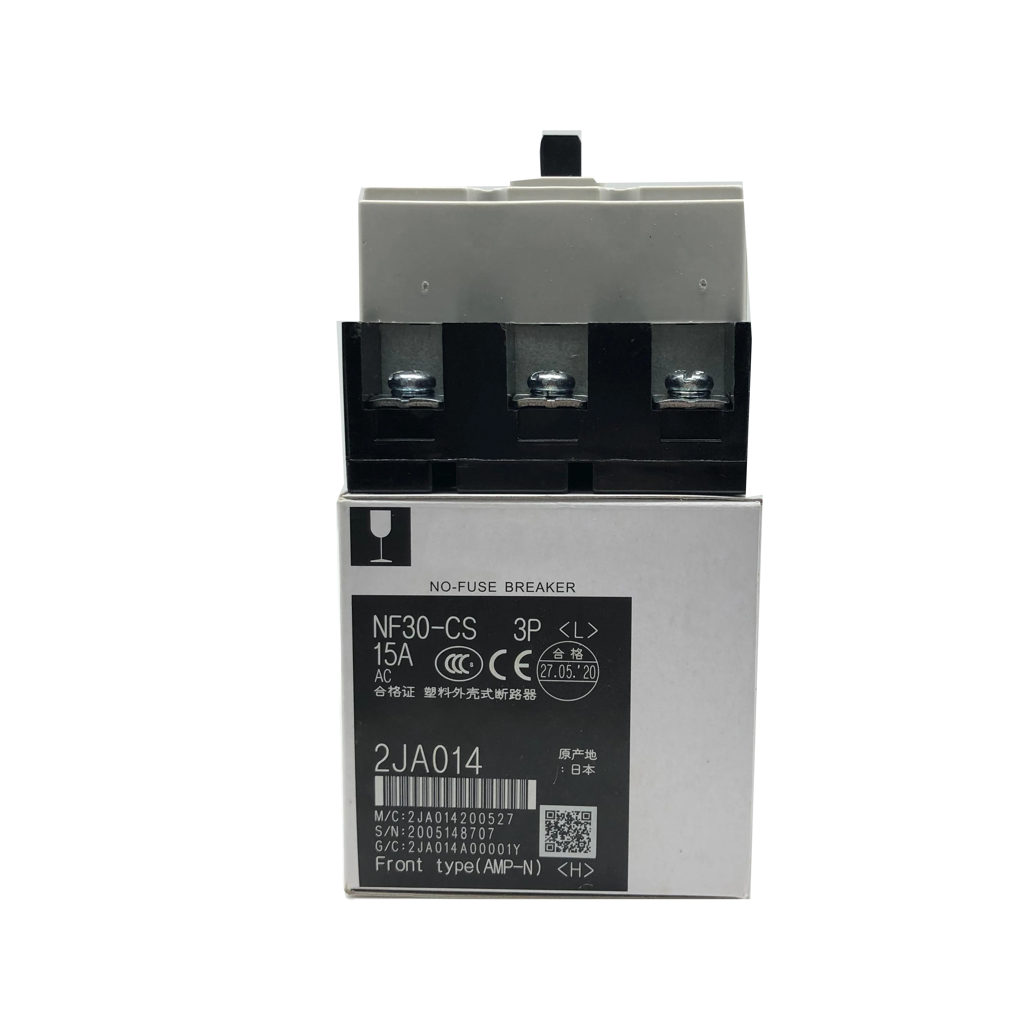 new original nf30 cs nf c series molded case circuit breaker it protects circuits against overload and short circuit features compact size -3