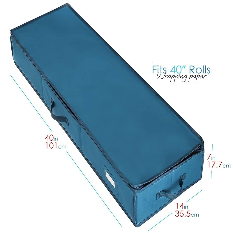 Christmas Gift Wrapping Paper Storage Box Large Capacity Waterproof Christmas Decoration Storage Bag details