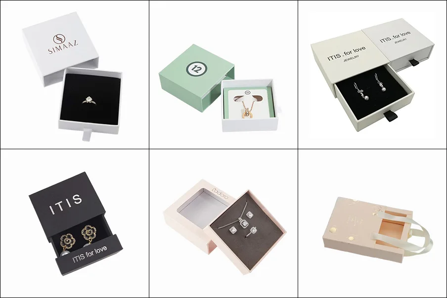 product good selling luxury mini men ring necklace diamond packaging logo jewelry box-1