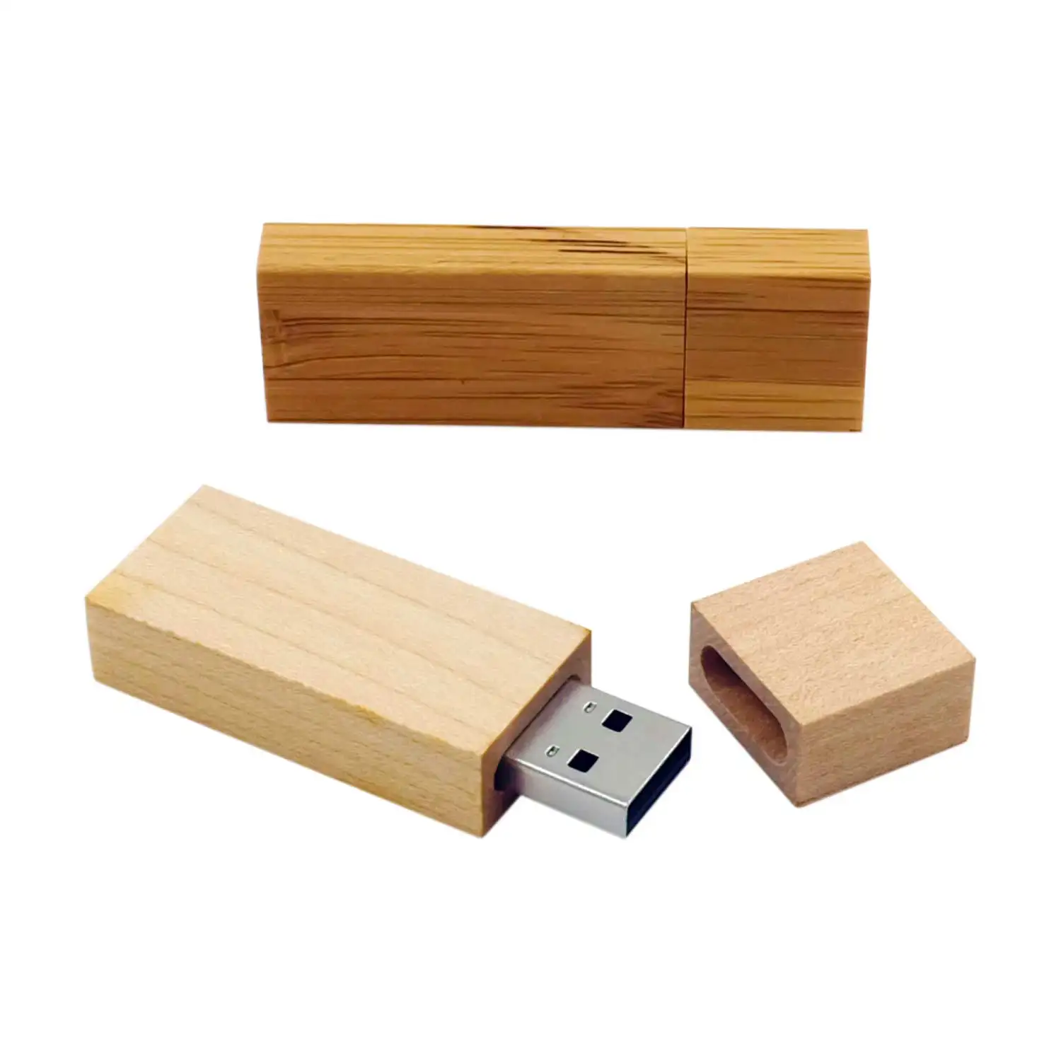 Custom Engraving Logo Walnut Wood Usb Flash Drive Wooden Pen Drive ...