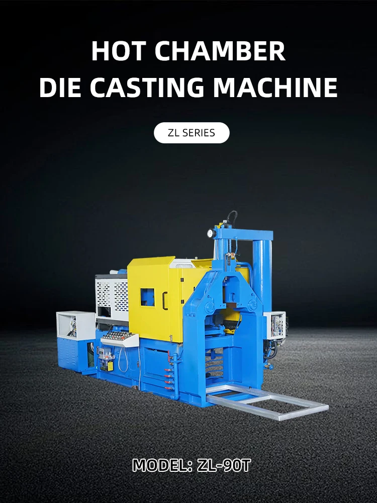 High Pressure Electric 90 Ton Continous Zinc Die Cast Hinges Machine Zamak Casting Machine factory