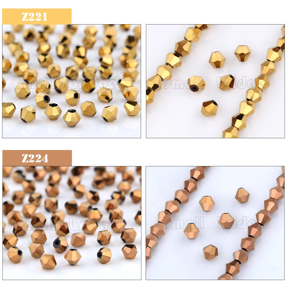 product czech silver colour spacer bicone beads for making jewelry accessories diy perles loose faceted glass crystal beads-37