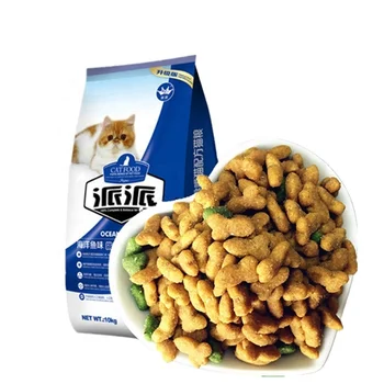 Paipai series of dry cat food high quality protein with more vegetables in food grade plastic pet packaging 15kg