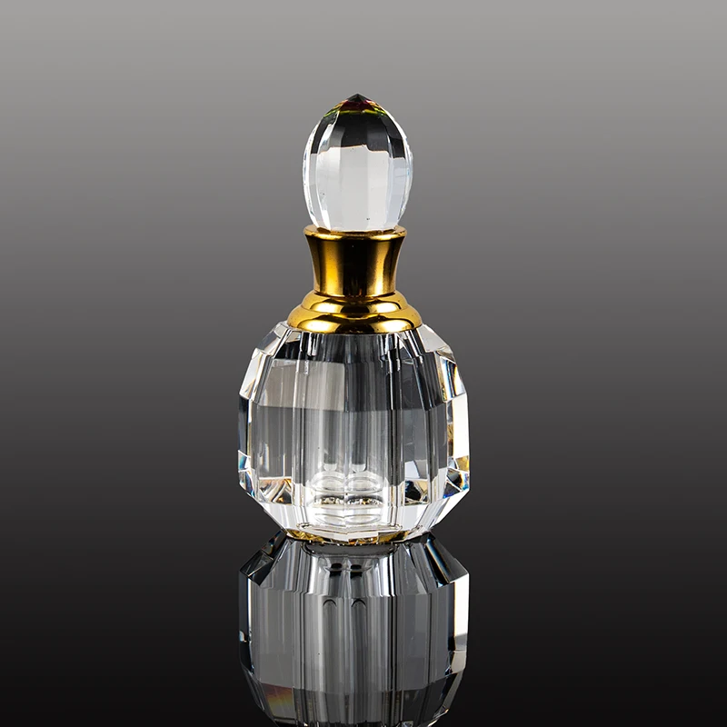 product cheap wholesale customizable 3ml glass empty bottle simple and elegant crystal perfume bottle-8