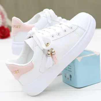 Casual Shoes Girl Ladies Flat Sport Shoes White Running Sneakers New Arrivals Cheap Fashion shoes women