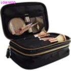 Makeup Case New Products Black Waterproof Nylon Makeup Organizer Make Up Storage Cosmetic Bag Case With Tassel