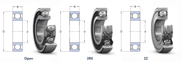 High quality low friction brand stainless steel bearing deep groove ball bearing S6002-2RS rodamientos bearings