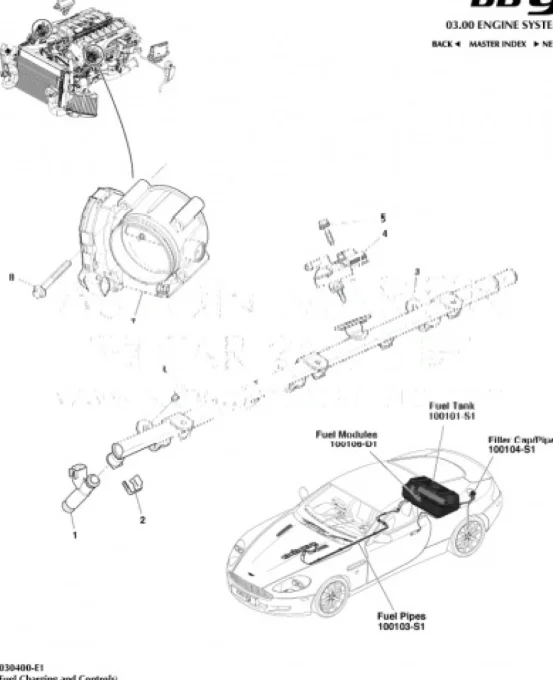 Aluminum Electric Fuel Injector For Aston Martin RapideS DB9 Vanquish DBS Vantage 6G430810474PK Easy Install Car Accessories supplier