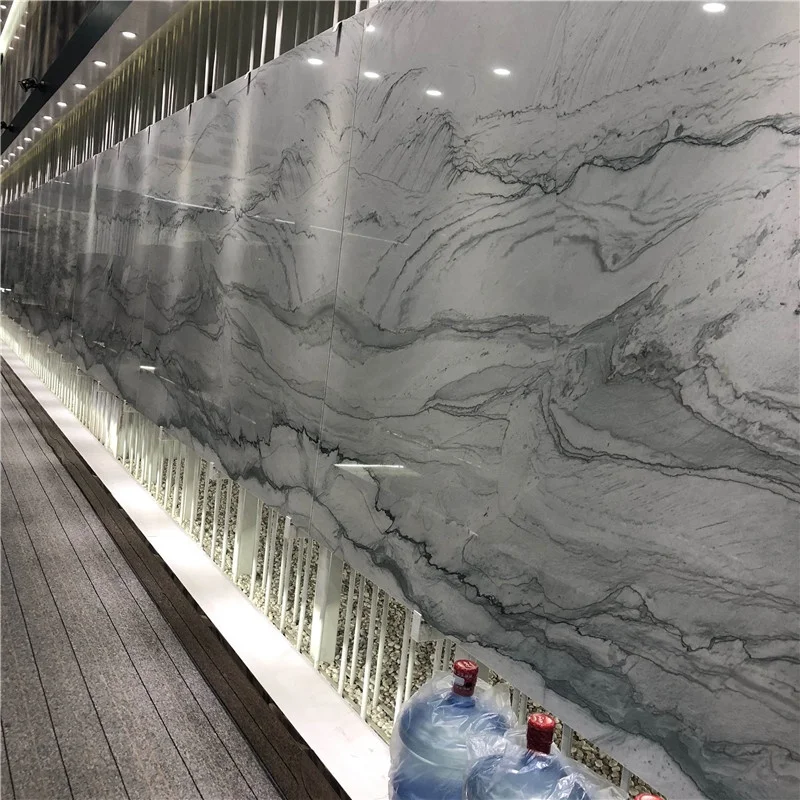 product home decoration sonw mountain white marble slabs with grey veins for luxury interior background wall design-2