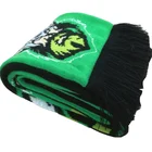 Pattern Scarves Sinohigher Flag Promotional 100% Acrylic Knitted Pattern Shawl Jacquard Soccer Fan Scarf