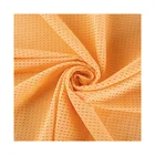 Orange Fabric Chinese Supply Anti-UV Quick-dry Knit Mesh Customized Orange Sports Fabric