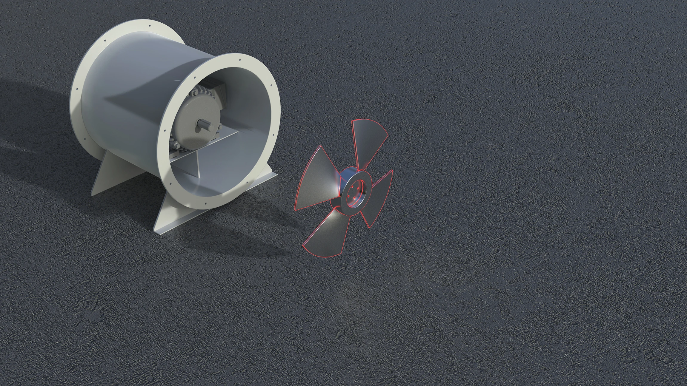 Mixed Flow Fan, 220V-480V, Electric - detail 18