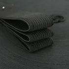 Elastic Tape Elastic Elastic Tape Webbing Wholesale Custom Fashion 50mm Black Woven Elastic Band Tape Webbing