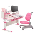 Table Chair Kids Set Set Hot Sale Ergonomic MDF Study Table Chair Kids Furniture Set For Children