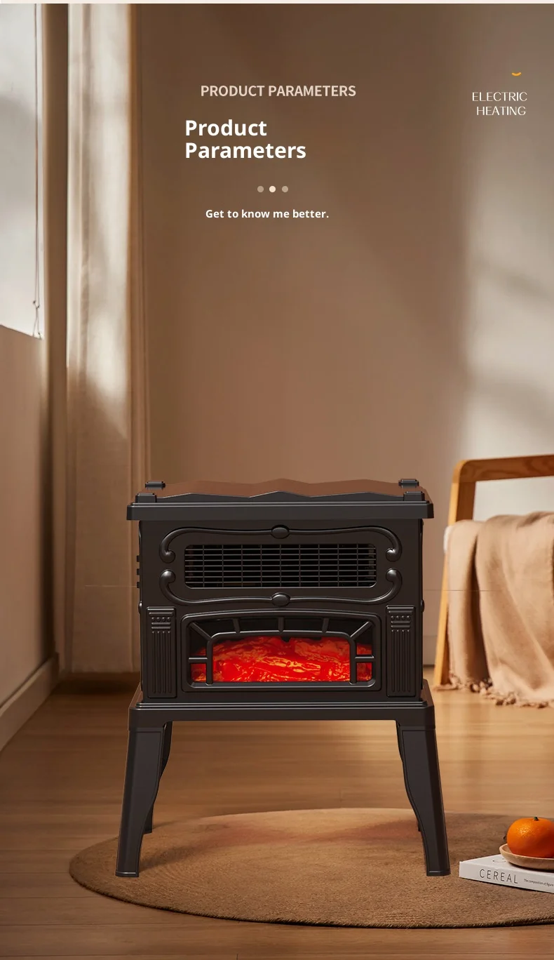 Fireplace, 2000 W, Plastic - detail 24
