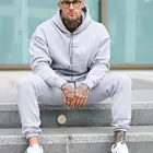 Men Factory Wholesale Outdoor Sports Men 2 Piece Set Print Custom Hoodie And Pant Set For Men Men's Sets /