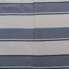 Cotton Stripe Underwear Fabric Cotton Double Side Fluffy Brush Stripe Cotton Spandex Stripe