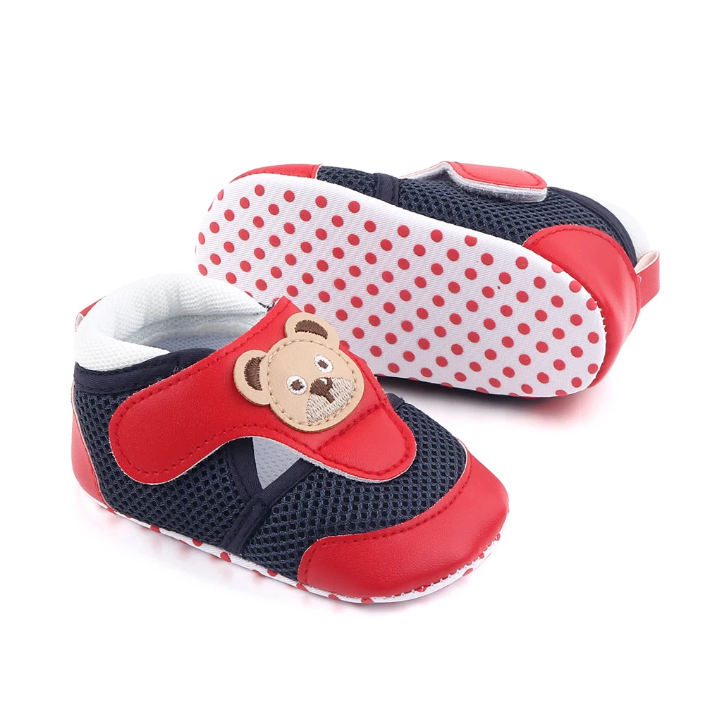 Soft Bottom Spring and Autumn Summer Baby Boys and Girls Hollowed Mesh Shoes Breathable Baby Shoes factory