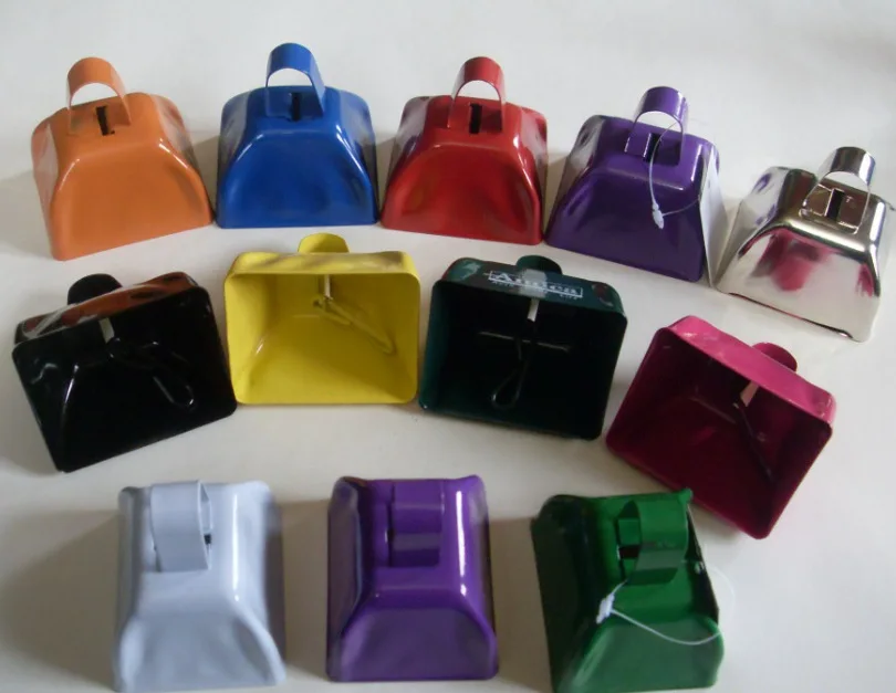 3 Inch Metal Cow Bell Customized Bell Cowbell With Logo Metal Cowbells Noise Maker