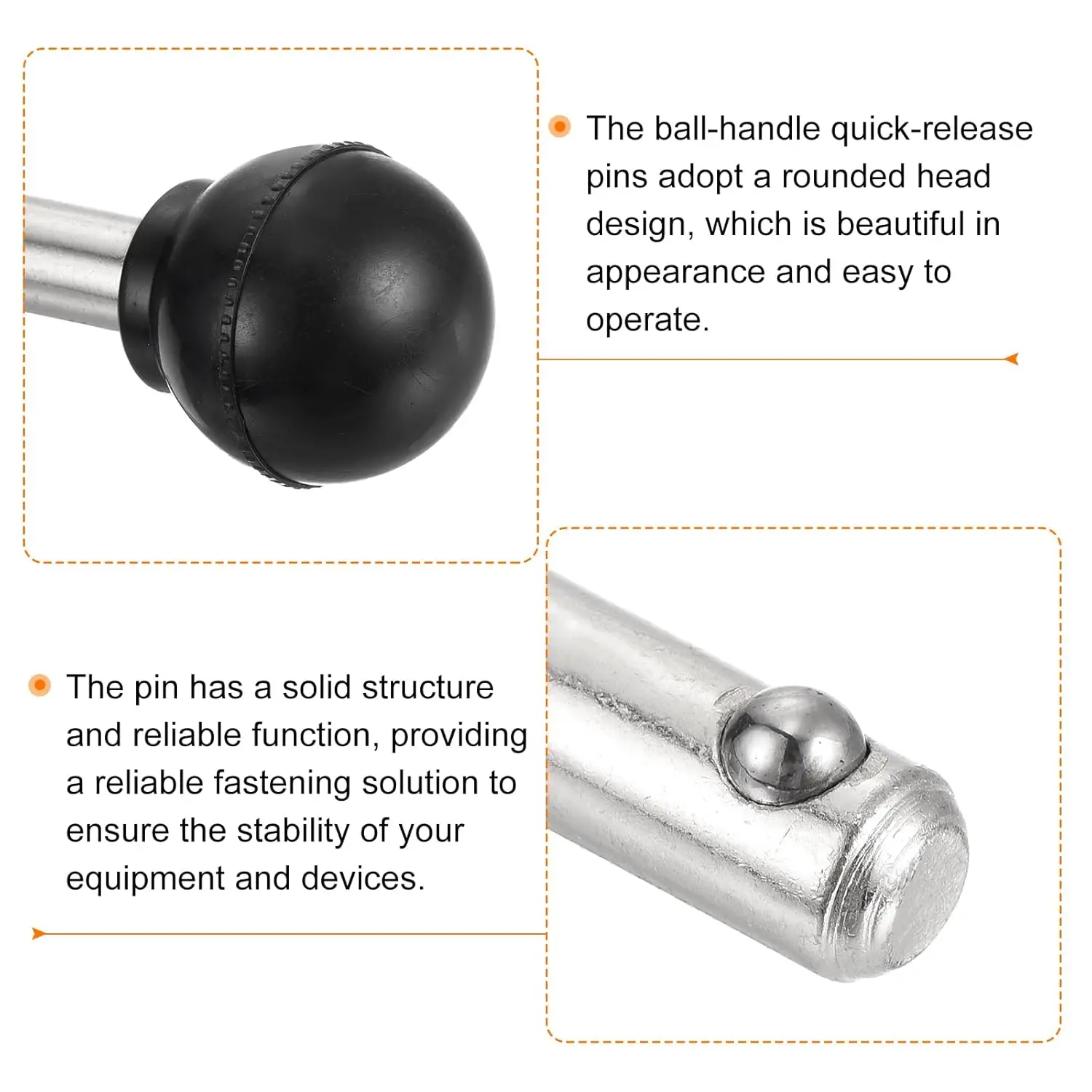 High Precision Quick Release Pin with Round Knob for Easy to Use Applications