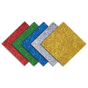 3 x  A4 sheets quality Low shed Fixed Glitter card  250 gsm DISCONTINUED STOCK 