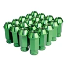 Titanium Titanium Rainbow/blue /sliver/ Red Wheels Hub Bolts Nuts Customized Lug Nuts For Racing Cars