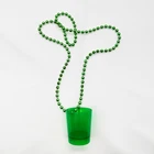 Party Party Decorations LED Light Up Flashing Necklace Party Plastic Wine Cup Bulb Necklace