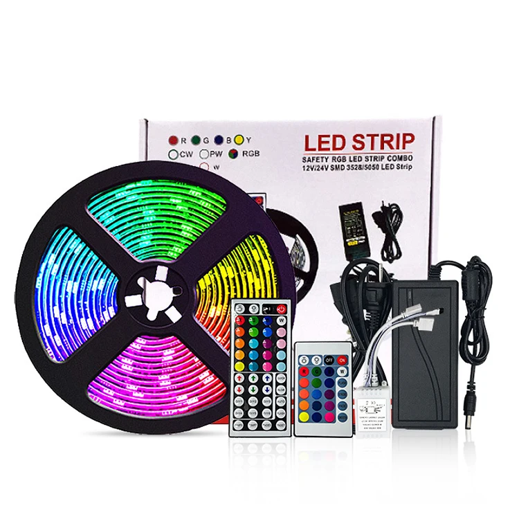 5m rgb led strip light waterproof with remote