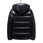 Mens Winter Winter Custom Plus Size Mens Winter Outdoor Puffer Jacket Hooded Down Shinny Jackets Coats Man