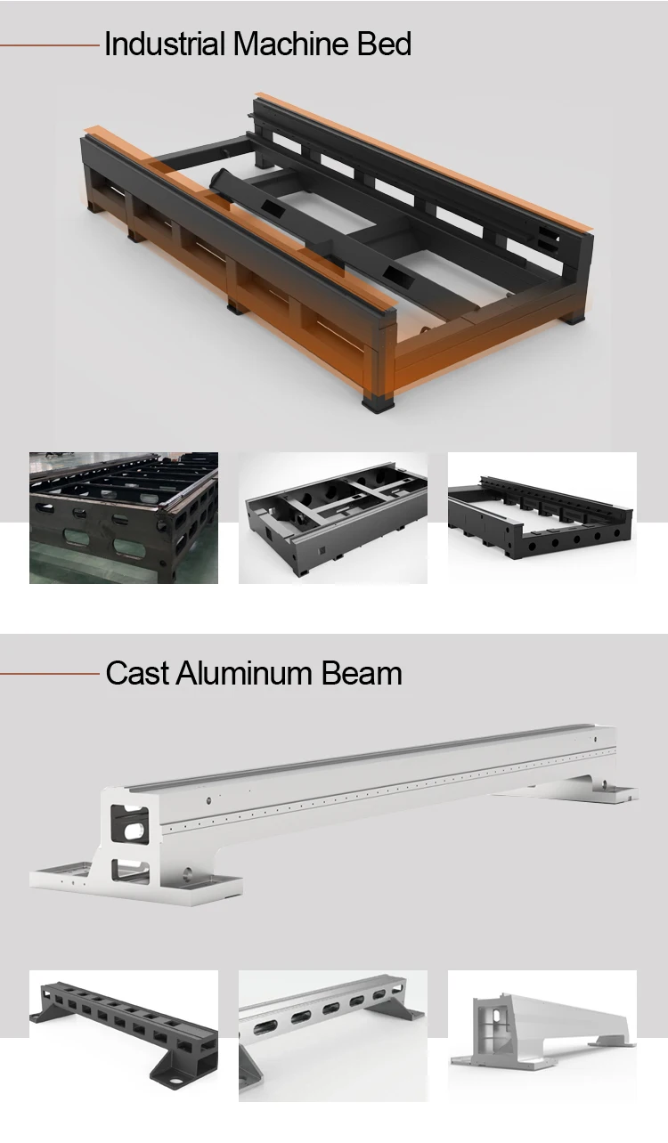 High Quality 12KW 20KW Extra-large Format Ground Rail Fiber Laser Cutting Machine for Metal CNC Lazer Cutter