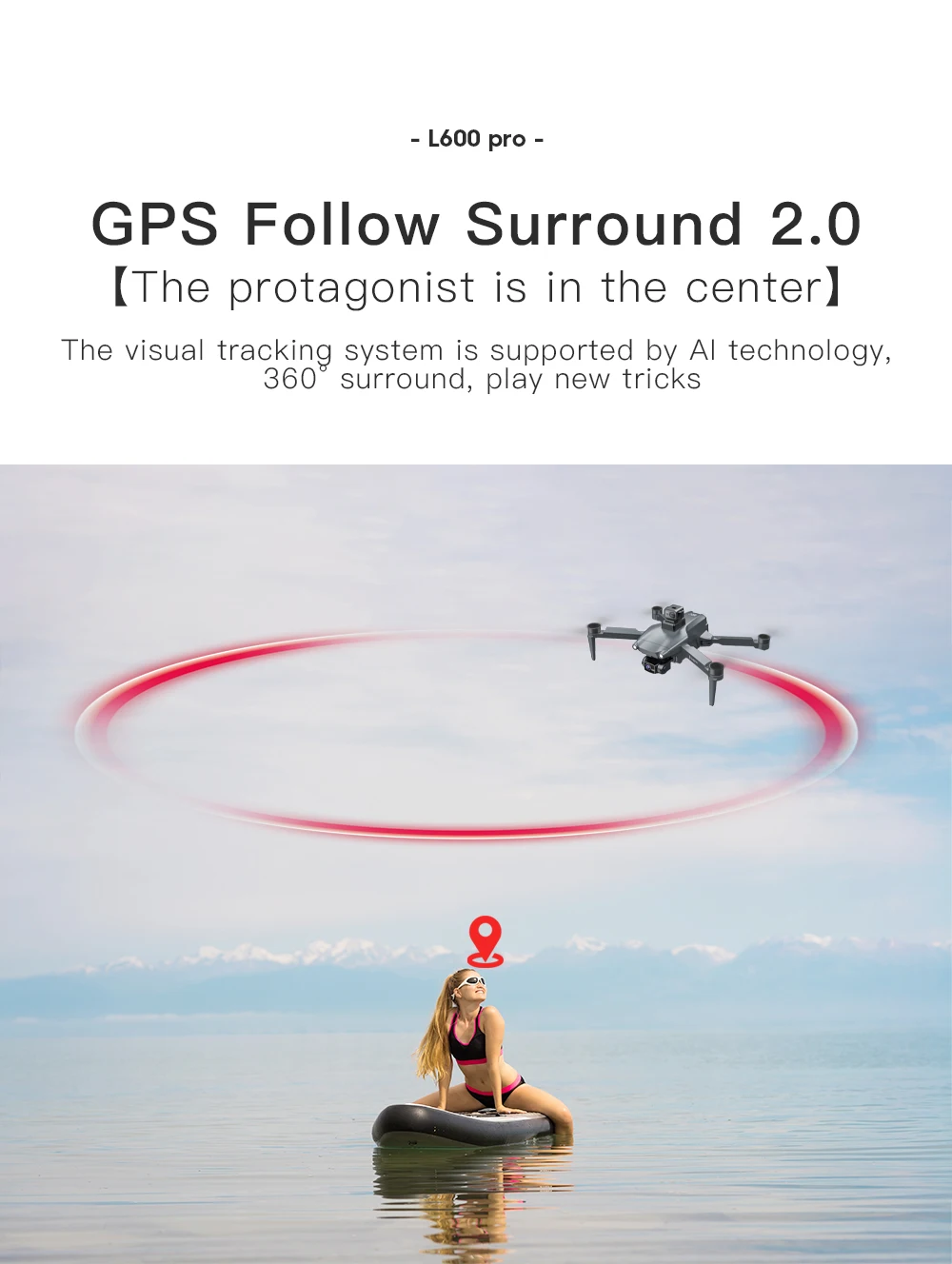 LYZRC L600 Pro Drone Foldable Long Range With 4K HD Camera And GPS 5G Wifi Fpv RC Quadcopter Folding Aircraft L600Pro Drone