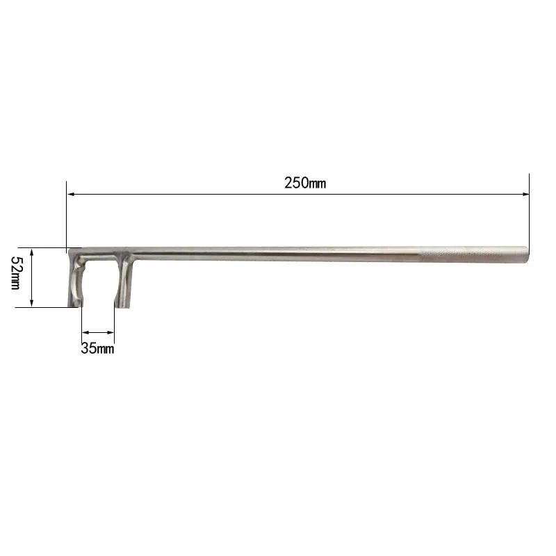 304 Stainless Steel Anti-Rust Anti-Magnetism Corrosion Resistance High-Temperature Anti-Skid Valve Handle for Forging Services supplier